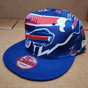 New Era Buffalo Bills Hat Cap Snapback Blue Men's